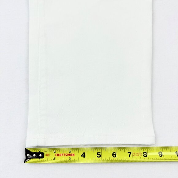 NWT Terra & Sky Womens Straight High Rise Stretch White Denim Jeans Plus Sz 22WP - Picture 9 of 9